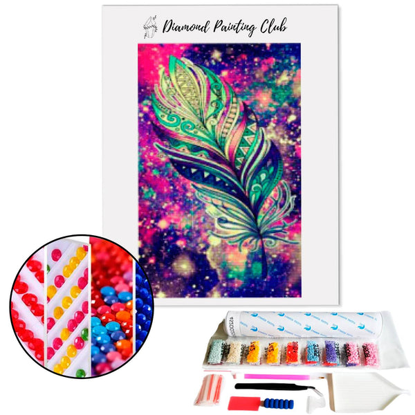 Diamond painting Space Feather | Diamond-painting-club.us