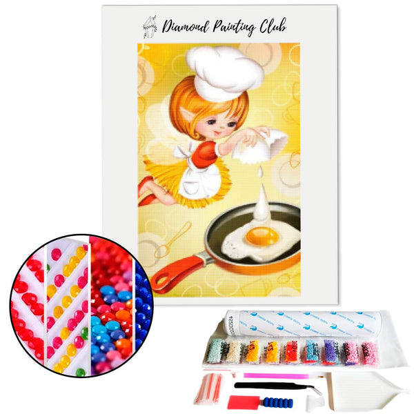 Diamond Painting Fairy Fried Egg | Diamond-painting-club.us