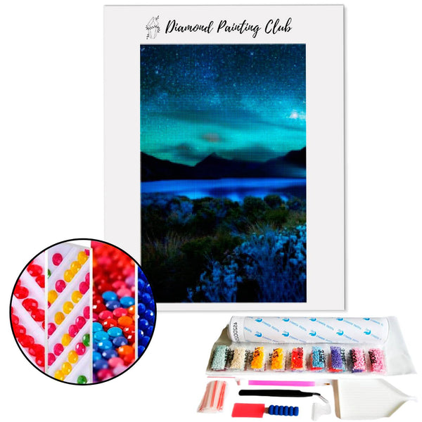 Diamond Painting Starlit Lake | Diamond-painting-club.us