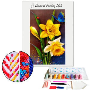 Diamond Painting Daffodil Flower | Diamond-painting-club.us