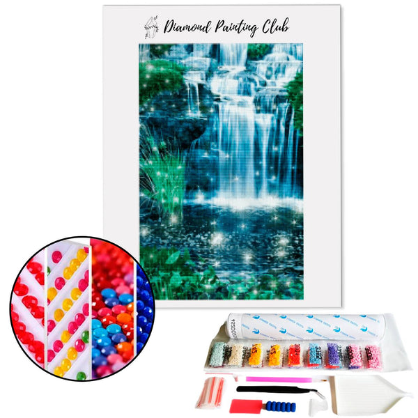 Diamond Painting Sparkling Cascade | Diamond-painting-club.us