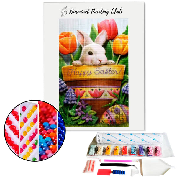 Diamond Painting Easter Bunny | Diamond-painting-club.us