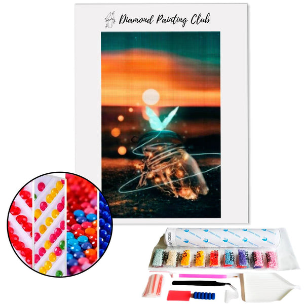 Diamond Painting Butterfly & Ocean | Diamond-painting-club.us