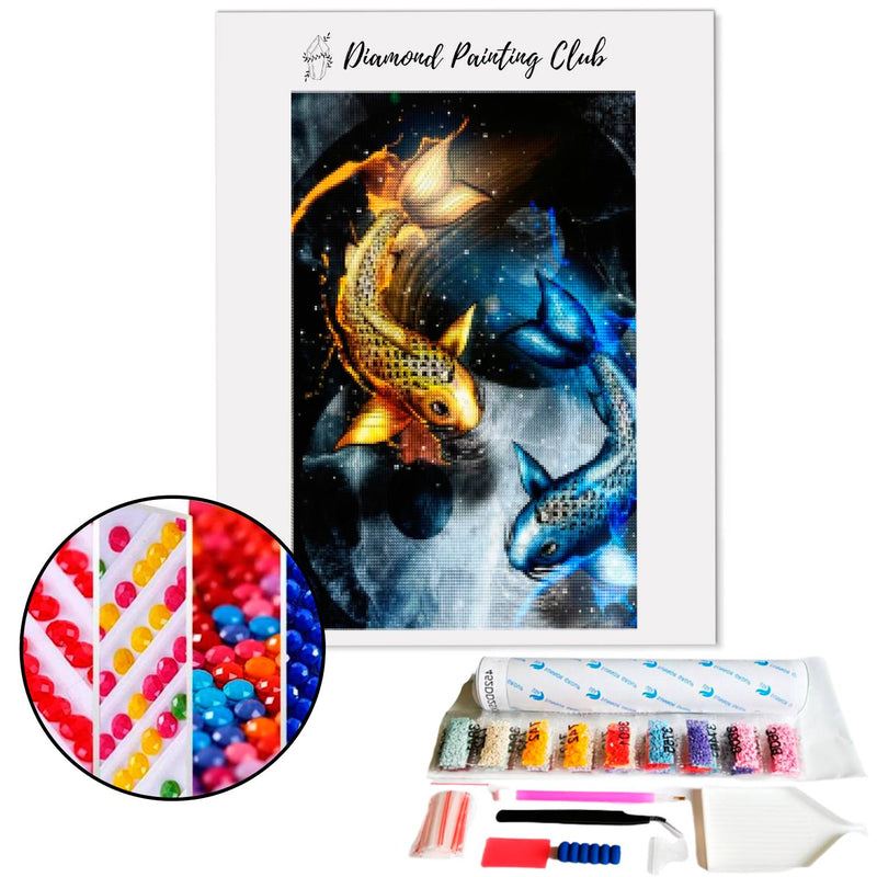 Diamond Painting Mystical Koi Carp | Diamond-painting-club.us