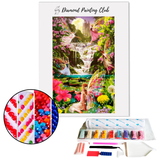 Diamond Painting Cascade & Fairy | Diamond-painting-club.us