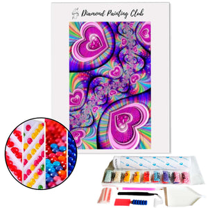 Diamond painting Abstract Heart | Diamond-painting-club.us