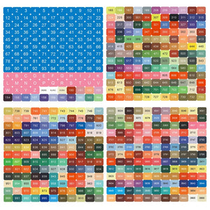 Diamond Painting Numbered Color Stickers | Diamond-painting-club.us