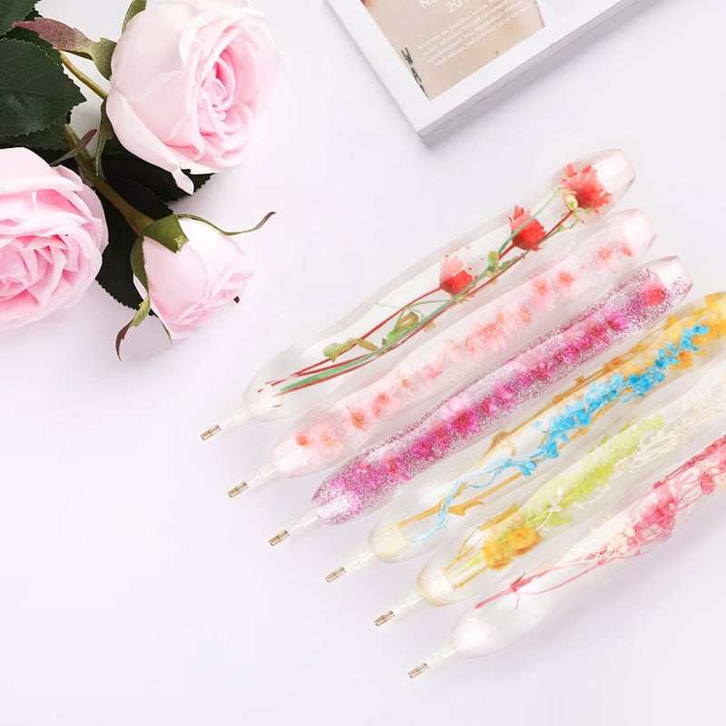 Floral Transparent Diamond Painting Pen | Diamond-painting-club.us