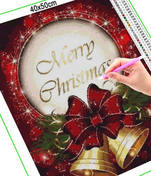 Diamond painting Merry Christmas | Diamond-painting-club.us